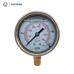 Botnolíufylltur þrýstimælir